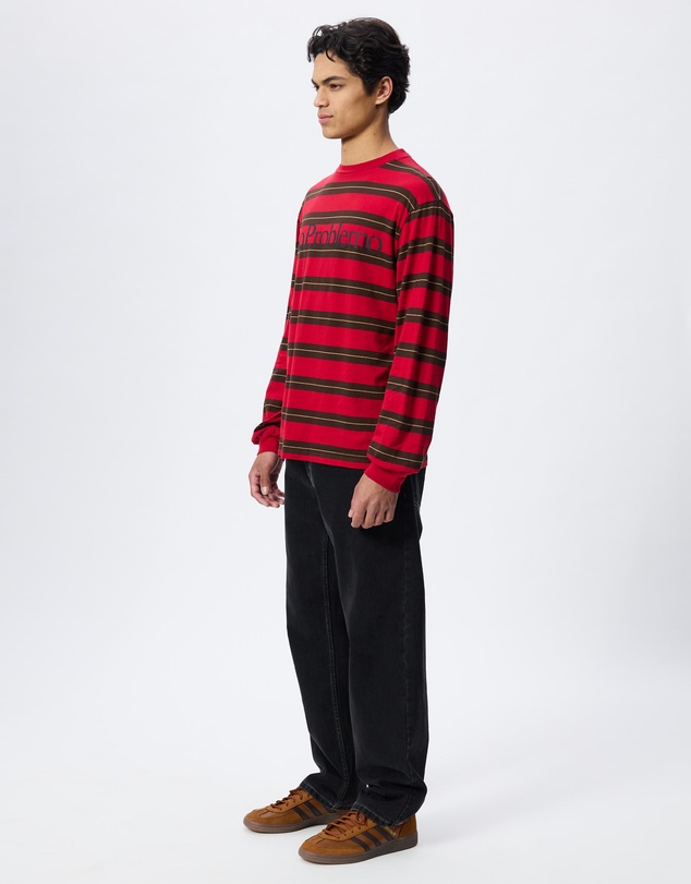 No Problemo - No Problemo Striped LS Tee