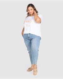 Love Your Wardrobe - LYW & Co Foil Print Tee