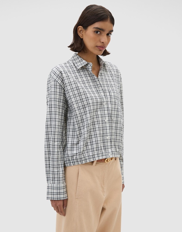 Oroton - Check Bomber Shirt
