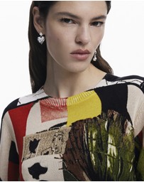 Desigual - Lacroix Collage Sweater