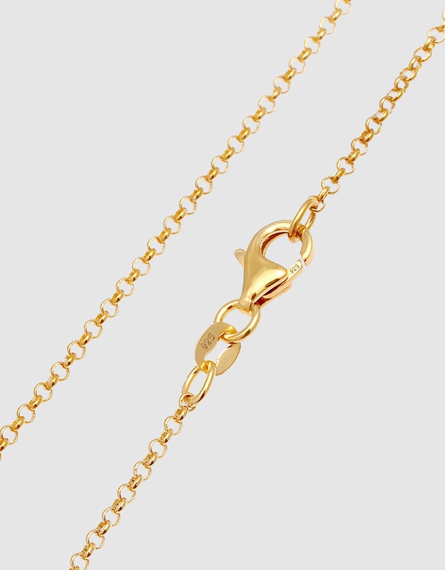 Kuzzoi - ICONIC EXCLUSIVE - Feather Pendant Necklace in Gold-Plated 925 Sterling Silver