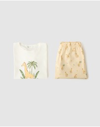 M.N.G - Giraffe Pyjama Set - Kids-Teens