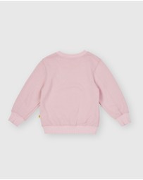Goldie + Ace - Goldie Crew Embroidered Sweater - Babies-Kids
