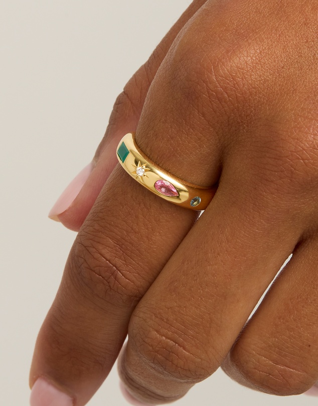 By Charlotte - Gold Connect to the Universe Ring