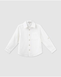 Designer Kidz - Archie L/S Button Shirt