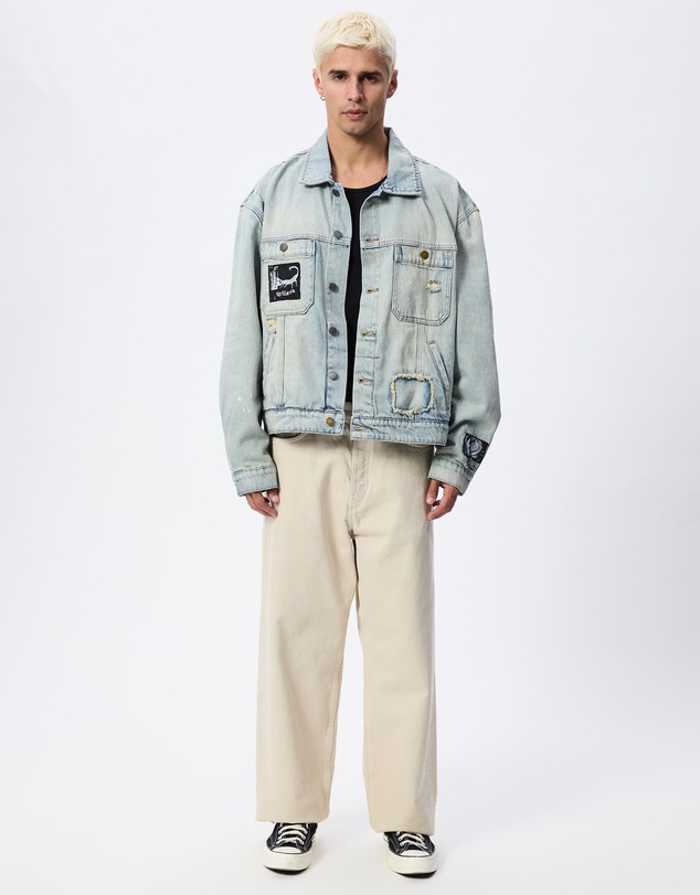 Thrills - New Delusions Canyon Oversized Cropped Denim Jacket