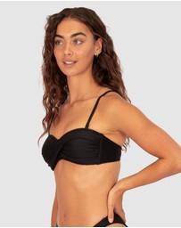 Baku Swimwear - Rococco Twist Bandeau Bikini Bra Top