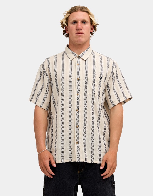 Billabong - Mens Sundays Jacquard Short Sleeve Shirt