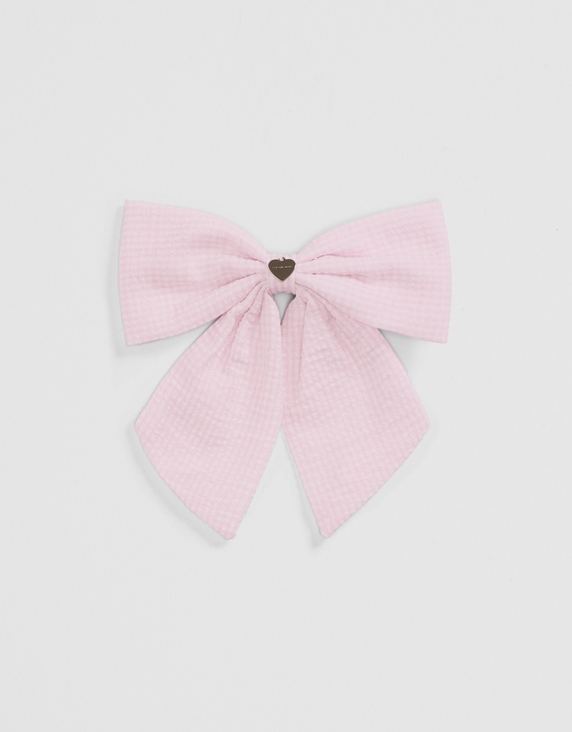 Country Road - Large Gingham Bow Clip