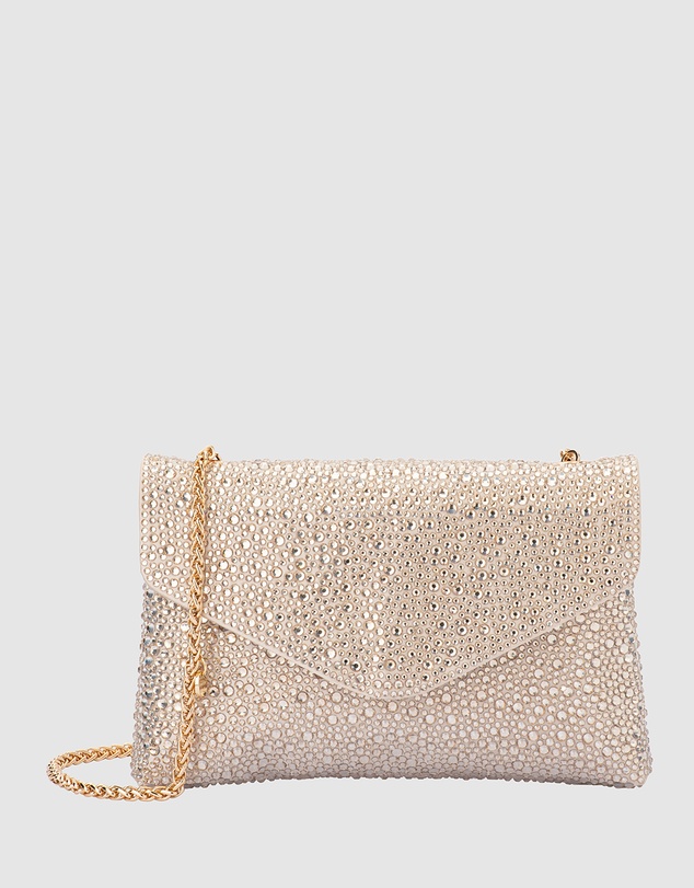 Olga Berg - Hattie Crystal Shoulder Bag