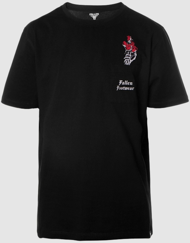 Fallen Footwear - Mens Roses T-Shirt Black