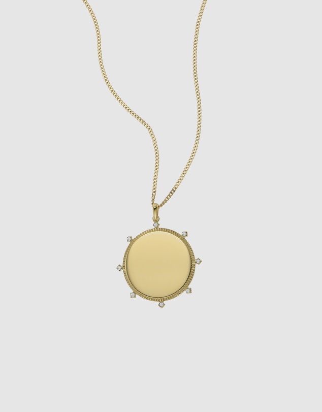 Fossil - Elliott Gold Tone Pendant