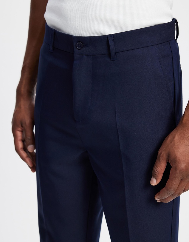 Staple Superior - Tailored Straight Fit Trousers