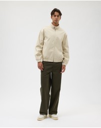 AERE - Organic Cotton Funnel Neck Jacket