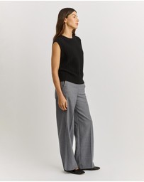 Toorallie - Grid Knit Vest