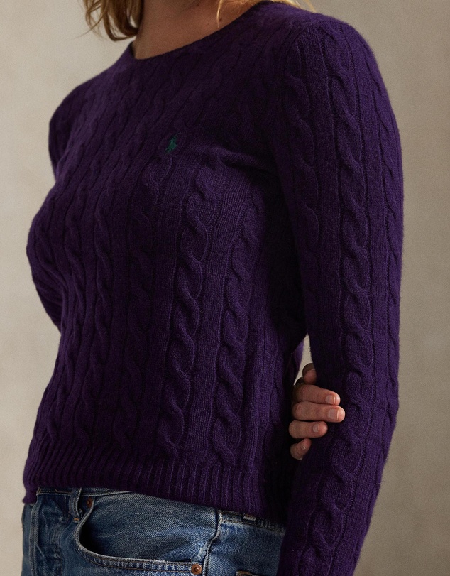 Polo Ralph Lauren - Cable Wool-Cashmere Crewneck Sweater - ICONIC EXCLUSIVE