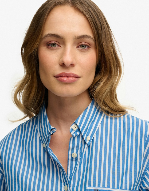Superdry - Poplin Relaxed Long Sleeve Shirt