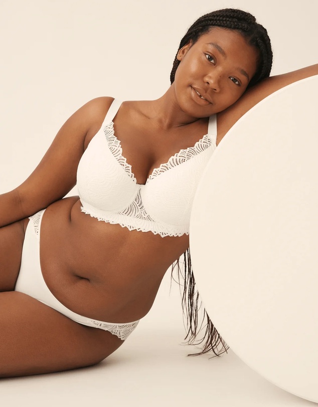 Naturana - The Friday Recycled Lace Lined Underwire Bra