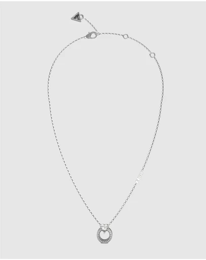 GUESS - Silver-Tone M'ama Non M'ama Necklace