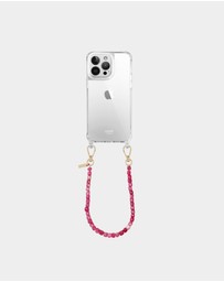 LOUVE COLLECTION - Clear Phone Case + Paradise Wrislet