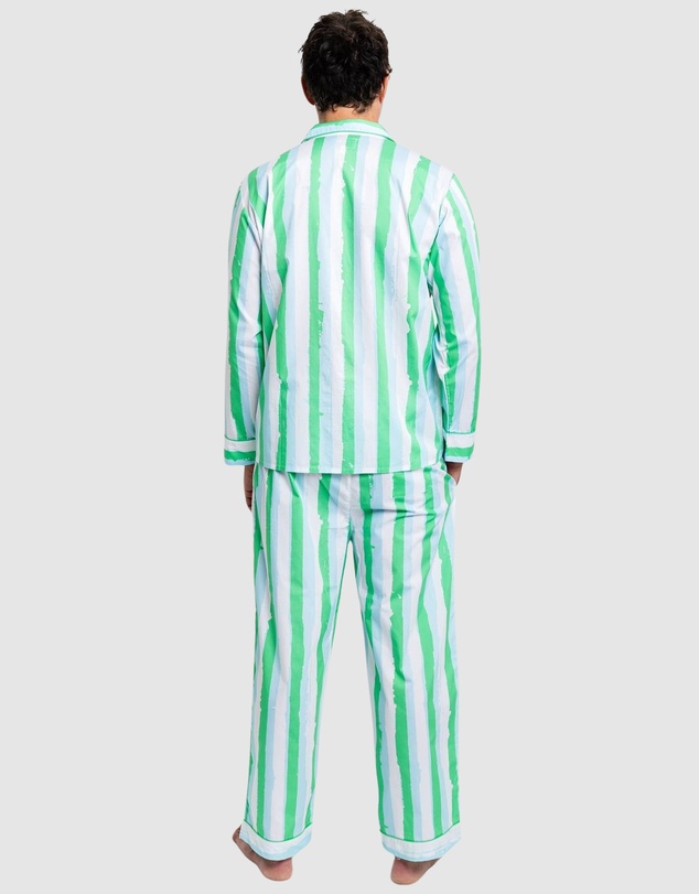 Sant And Abel - Men's Drawbertson Wild Stripes Long PJ Set