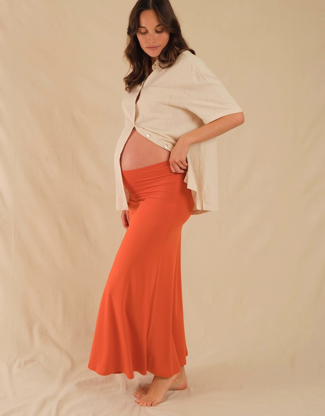 Bamboo Body - Lana Long Maternity Skirt