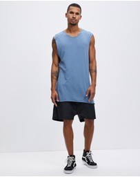 Surrounded By Ghosts - The Garnet Coated Canvas Drawstring Shorts