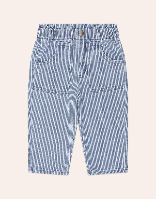 Huxbaby - Vintage Bow Paperbag Denim Pants - Babies-Teens
