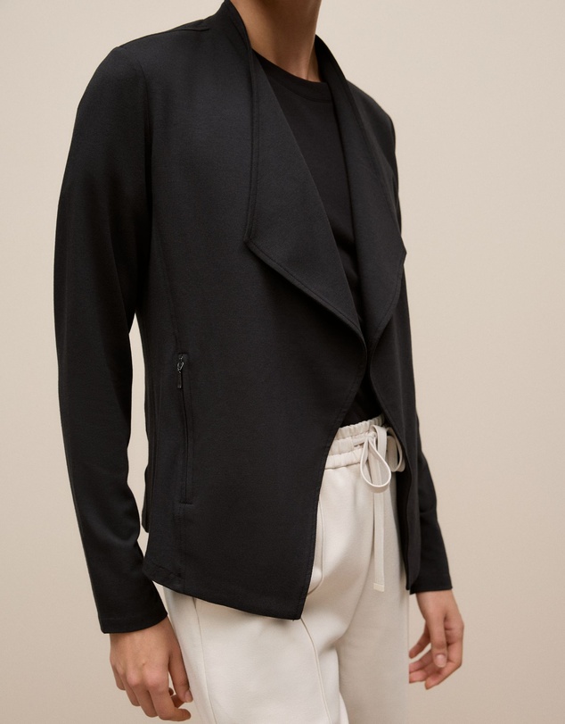 Trenery - Bamboo Viscose Blend Jacket in Black