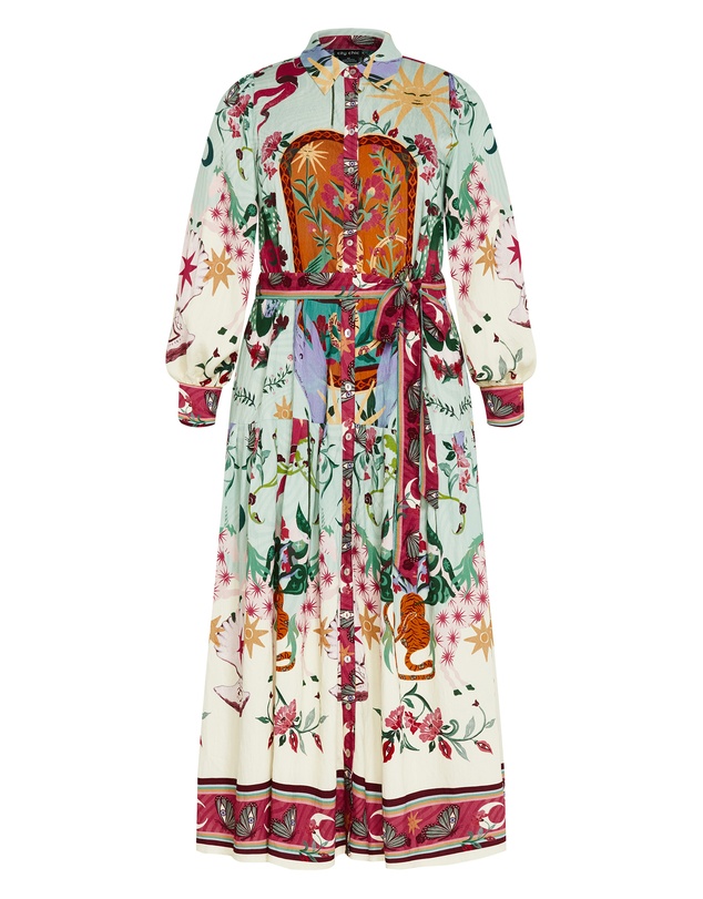 City Chic - Ezra Print Maxi Dress