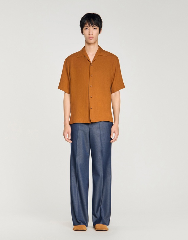 Sandro - Requin Linen Mc Shirt