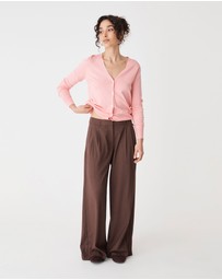 Forcast - Nicolette V-Neck Knit Cardigan