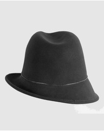 Max Alexander - Felt Black Trilby Hat