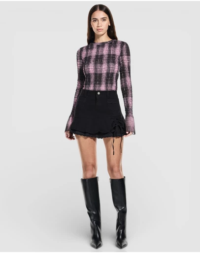 GUESS Originals - GUESS Originals Cargo Lace Mini Skirt