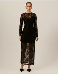 Tussah - Esme Lace Long Sleeve Maxi Dress