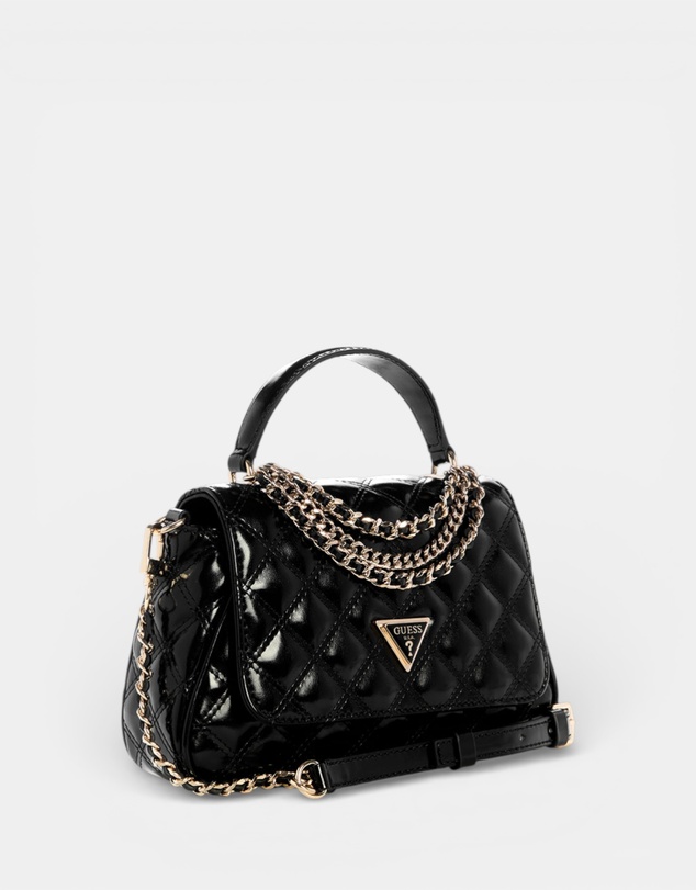 GUESS - Giully Top Handle Flap Bag