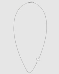 Elli Jewelry - Necklace Women Cross Symbol Faith 925 Sterling Silver