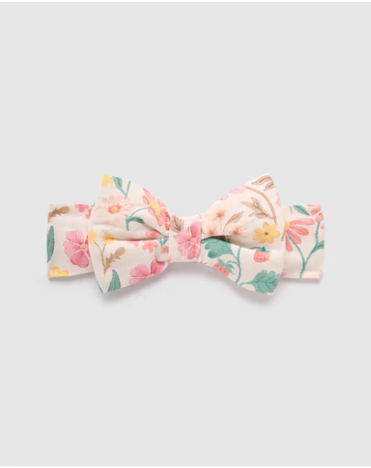 Purebaby - Bow Headband- Kids-Babies