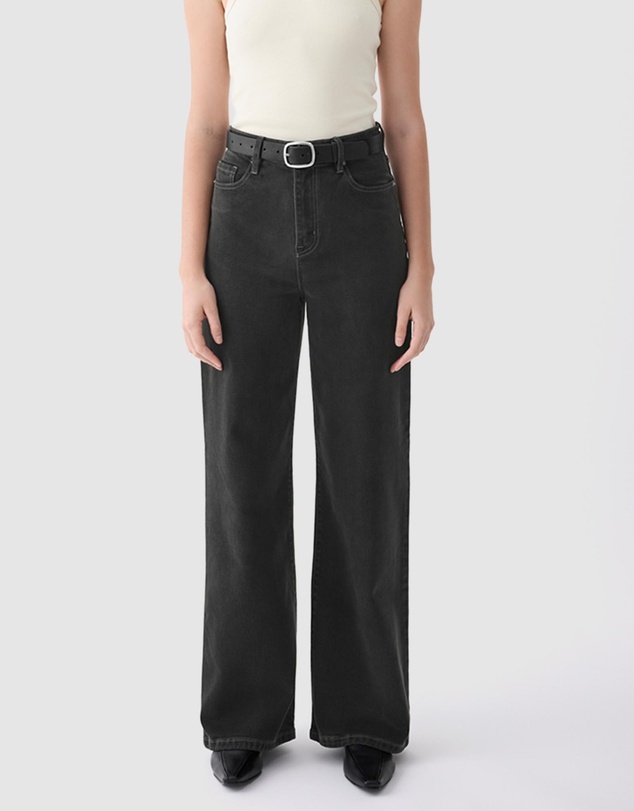 Outland Denim - Ellie High Wide Jeans