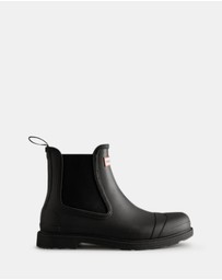 Hunter - Men's Chelsea Commando Boot Black