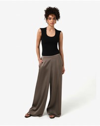 Forcast - Soho Rounded Square Neck Top