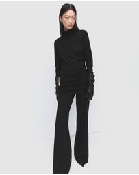 M.N.G - High Neck Sweater With Clasp