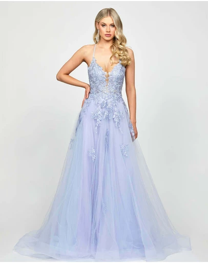 Bariano - Rosalee Embellished Ball Gown