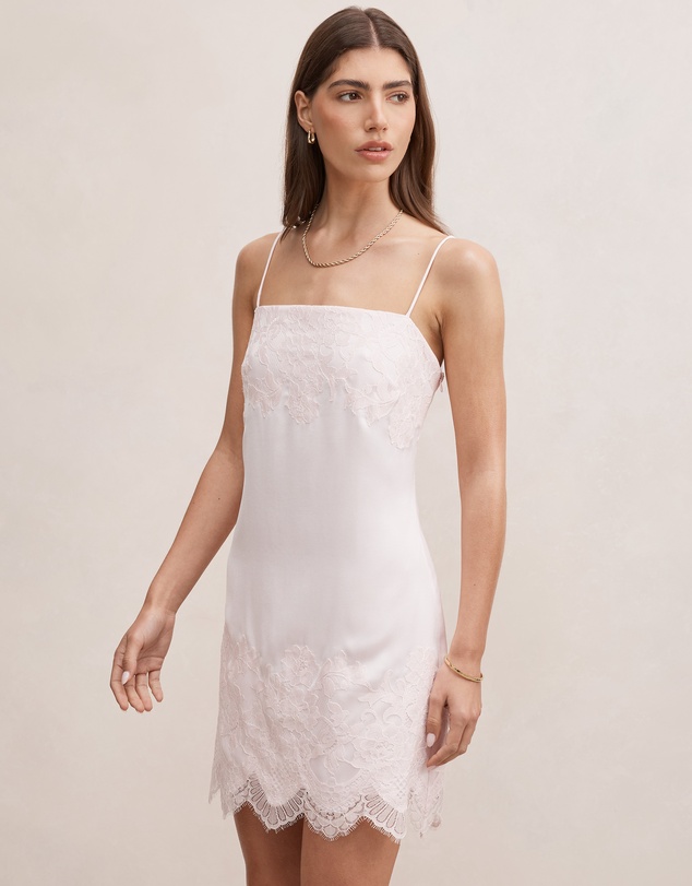 Forever New - Haven Lace Trim Mini Dress