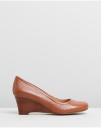 Naturalizer - Hydie Wedge - Saddle