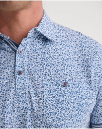 Oxford - Milo Printed Jersey Polo
