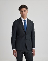 Oxford - Byron 1/2 Canvas Wool Suit Jacket