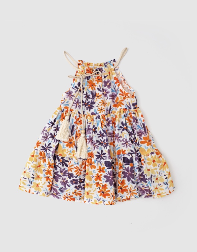 WITH LOVE FOR KIDS - Cotton Muslin Dress - Babies - Kids