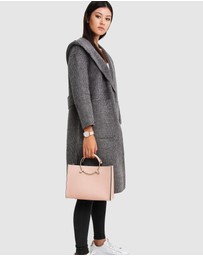 Belle & Bloom - Walk This Way Wool Blend Hooded Coat
