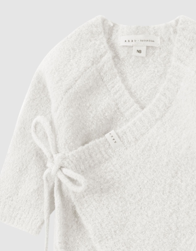 Susukoshi - Boucle Baby Kimono Overall Suit